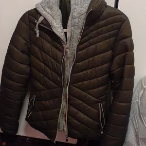 gorgeous green jacket for winter